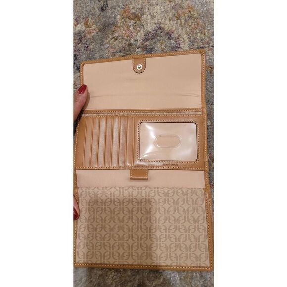 Fossil Tri Fold Canvas Wallet - Picture 4 of 5